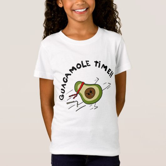 Guacamole-Zeit T-Shirt (Vorderseite)