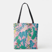 Guache Malerei nahtlos mit abstraktem Trio Tasche (Rückseite)