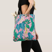 Guache Malerei nahtlos mit abstraktem Trio Tasche (Von Nahem)