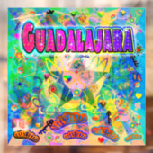 Guadalajara Epoch Hour Window Cloning Fensteraufkleber (Blatt 2)