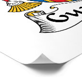 Guadalajara-Familienwappen Poster (Ecke)