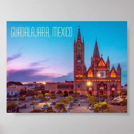 Guadalajara, Mexico Church Poster (Vorne)