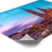 Guadalajara, Mexico Church Poster (Ecke)