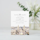 GUADALAJARA MEXICO City Skyline Save the Date Postkarte (Stehend Vorderseite)