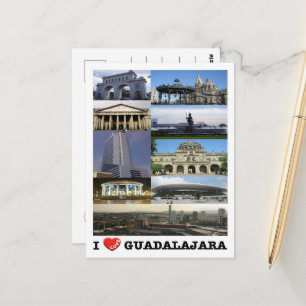 Guadalajara  - Mexico - I Love - Postkarte