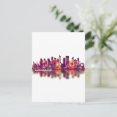 Guadalajara Mexico Skyline Feiertagspostkarte (Stehend Vorderseite)