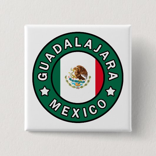 Guadalajara Mexiko Button (Vorderseite)