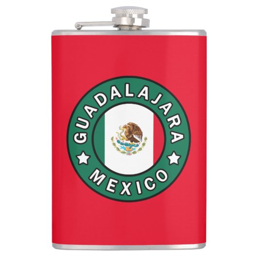 Guadalajara Mexiko Flachmann (Vorderseite)