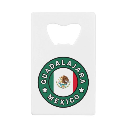 Guadalajara Mexiko Geldkarten Flaschenöffner (Vorderseite)