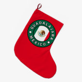 Guadalajara Mexiko Großer Weihnachtsstrumpf (Vorderansicht (hängend))