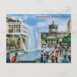 Guadalajara, Mexiko Hospicio Cabañas Kunstkunst Postkarte