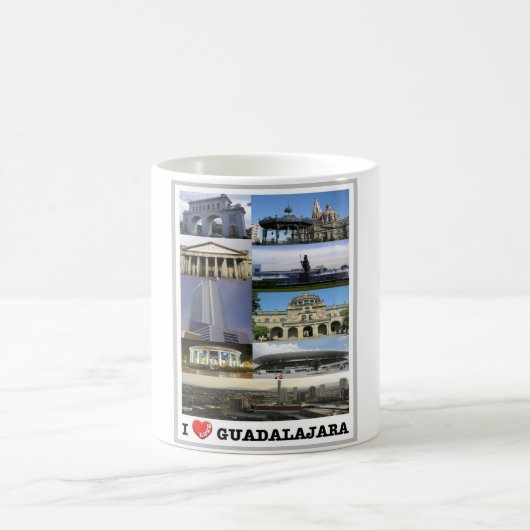 Guadalajara - Mexiko - I Liebe - Kaffeetasse (Mittel)
