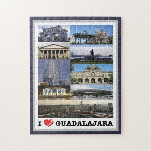 Guadalajara - Mexiko - I Liebe - Puzzle (Vertikal)