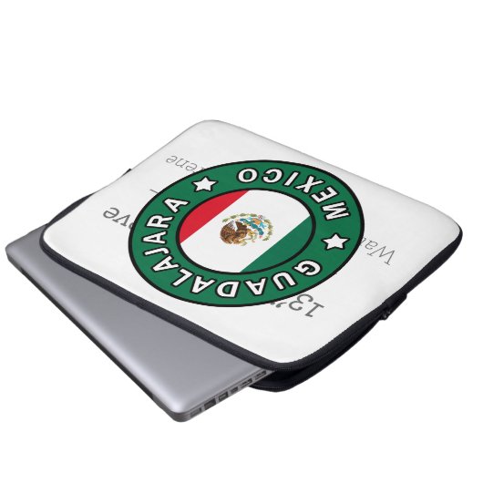 Guadalajara Mexiko Laptopschutzhülle (Vorne Knopf)