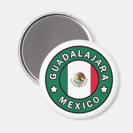 Guadalajara Mexiko Magnet (Vorderseite/Rückseite)