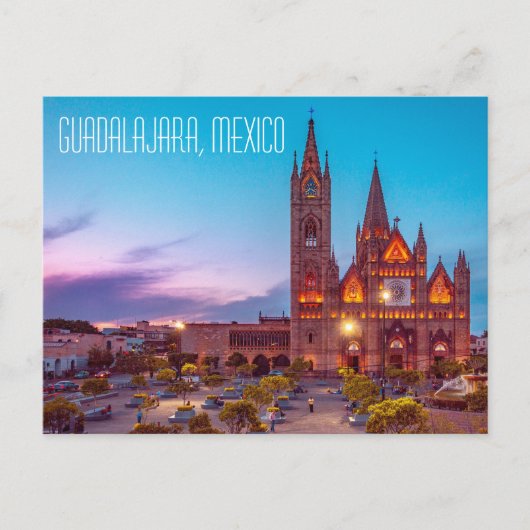 Guadalajara, Mexiko Postkarte (Vorderseite)