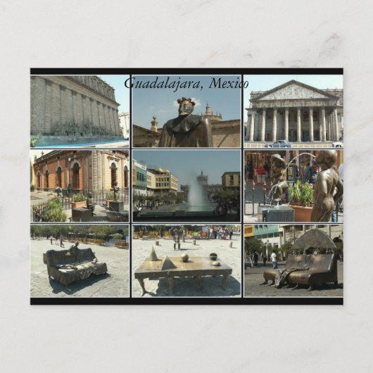 Guadalajara, Mexiko Postkarte (Vorderseite)