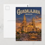Guadalajara Mexiko Postkarte (Vorne/Hinten)