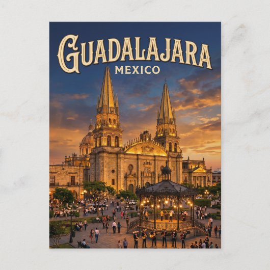 Guadalajara Mexiko Postkarte (Vorderseite)