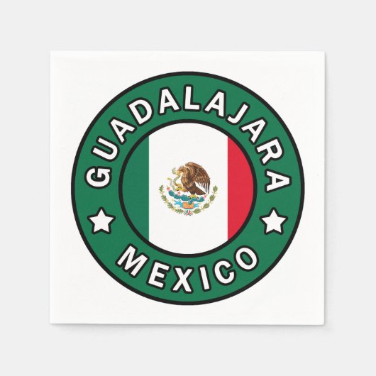 Guadalajara Mexiko Serviette (Vorderseite)