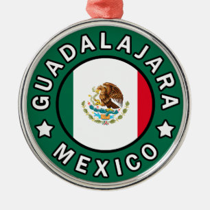 Guadalajara Mexiko Silbernes Ornament
