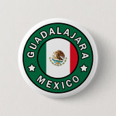 Guadalajara Mexiko-Taste Button (Vorderseite)