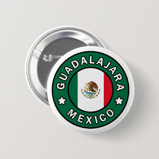 Guadalajara Mexiko-Taste Button (Vorne & Hinten)