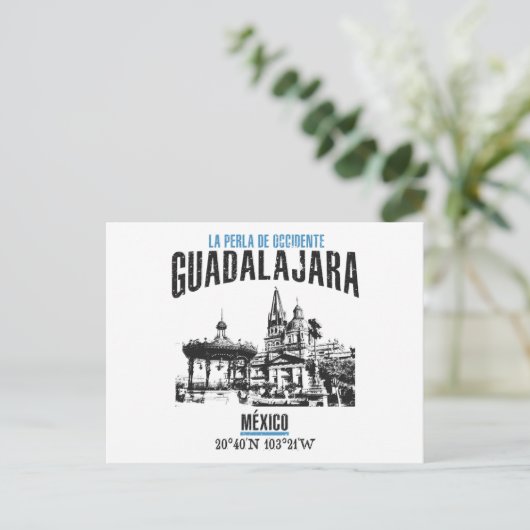 Guadalajara Postkarte (Stehend Vorderseite)