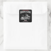 Guadalajara Quadratischer Aufkleber (Tasche)