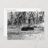 Guadalcanal Postkarte (Vorne/Hinten)