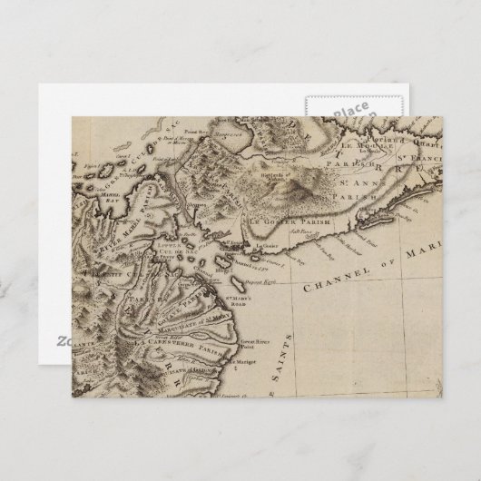 Guadaloupe 2 postkarte (Vorne/Hinten)