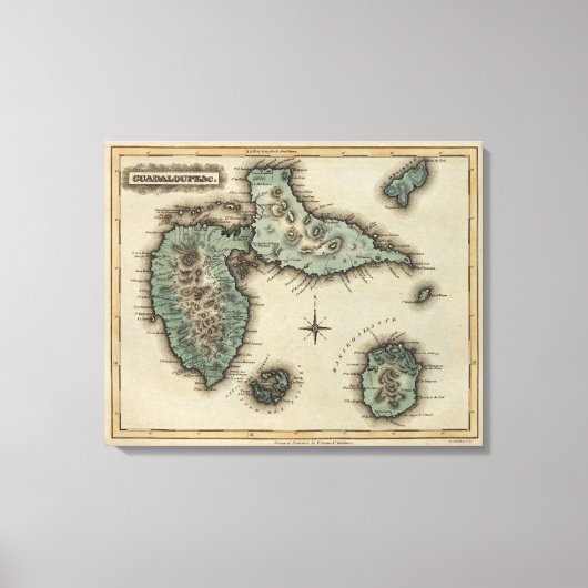 Guadaloupe 3 leinwanddruck (Vorderseite)