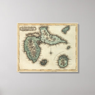 Guadaloupe 3 leinwanddruck