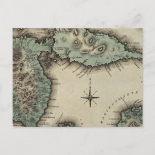 Guadaloupe 3 postkarte