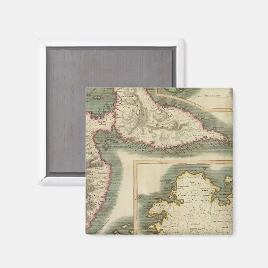 Guadaloupe Magnet (Vorderseite/Rückseite)