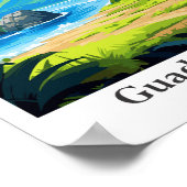 Guadaloupe Nationalpark Wandern Poster (Ecke)