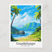 Guadaloupe Nationalpark Wandern Postkarte (Vorderseite)