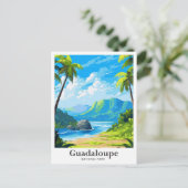 Guadaloupe Nationalpark Wandern Postkarte (Stehend Vorderseite)