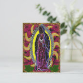 Guadalupana Postkarte (Stehend Vorderseite)