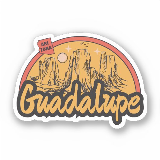 Guadalupe, Arizona-Aufkleber Aufkleber (Vorderseite)