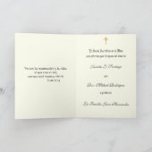 Guadalupe Beileid Mass Angebot Gebet Karte (Innenseite)