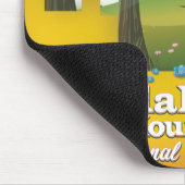 Guadalupe Berge Nationalpark, Texas Karte. Mousepad (Ecke)