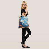 Guadalupe Berge Vintage Reise Illustration Tasche (Am Model)