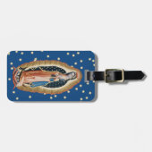 Guadalupe-Blau-Gepäckanhänger Gepäckanhänger (Vorderseite horizontal)