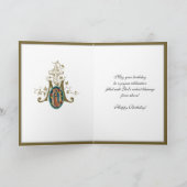 Guadalupe Elegant Religiöse Feiertagskarte Karte (Innenseite)