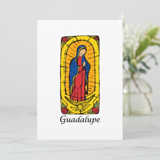 Guadalupe Feiertagskarte (Stehend Vorderseite)