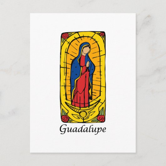 Guadalupe Feiertagspostkarte (Vorderseite)