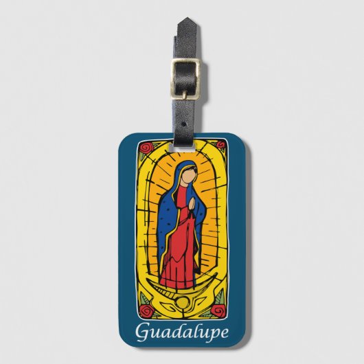 Guadalupe Gepäckanhänger (Vorderseite Vertikal)