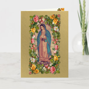 Guadalupe Jungfrau Maria Katholisch Spanisch Graci Dankeskarte