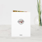 Guadalupe Jungfrau Mary Funeral Beileid Spanisch Dankeskarte (Rückseite)